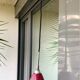 Long cable lacquered metal suspension