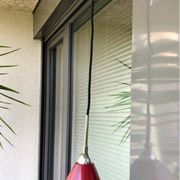 Long cable lacquered metal suspension
