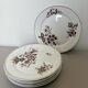 Set of 6 vintage dinner plates from Sarreguemines, Danish model 210412.
