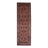 Vintage Hussein Abad Rust Runner, Hand-Knotted Wool Rug 92 x 290 cm