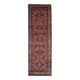 Vintage Hussein Abad Rust Runner, Hand-Knotted Wool Rug 92 x 290 cm