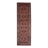Vintage Hussein Abad Rust Runner, Hand-Knotted Wool Rug 92 x 290 cm