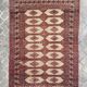 Vintage carpet pakistan drawings bokhara handmade 124x186 cm