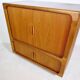 HiFi Highboard with Sliding Doors Sideboard Teak by Dyrlund, 1960s