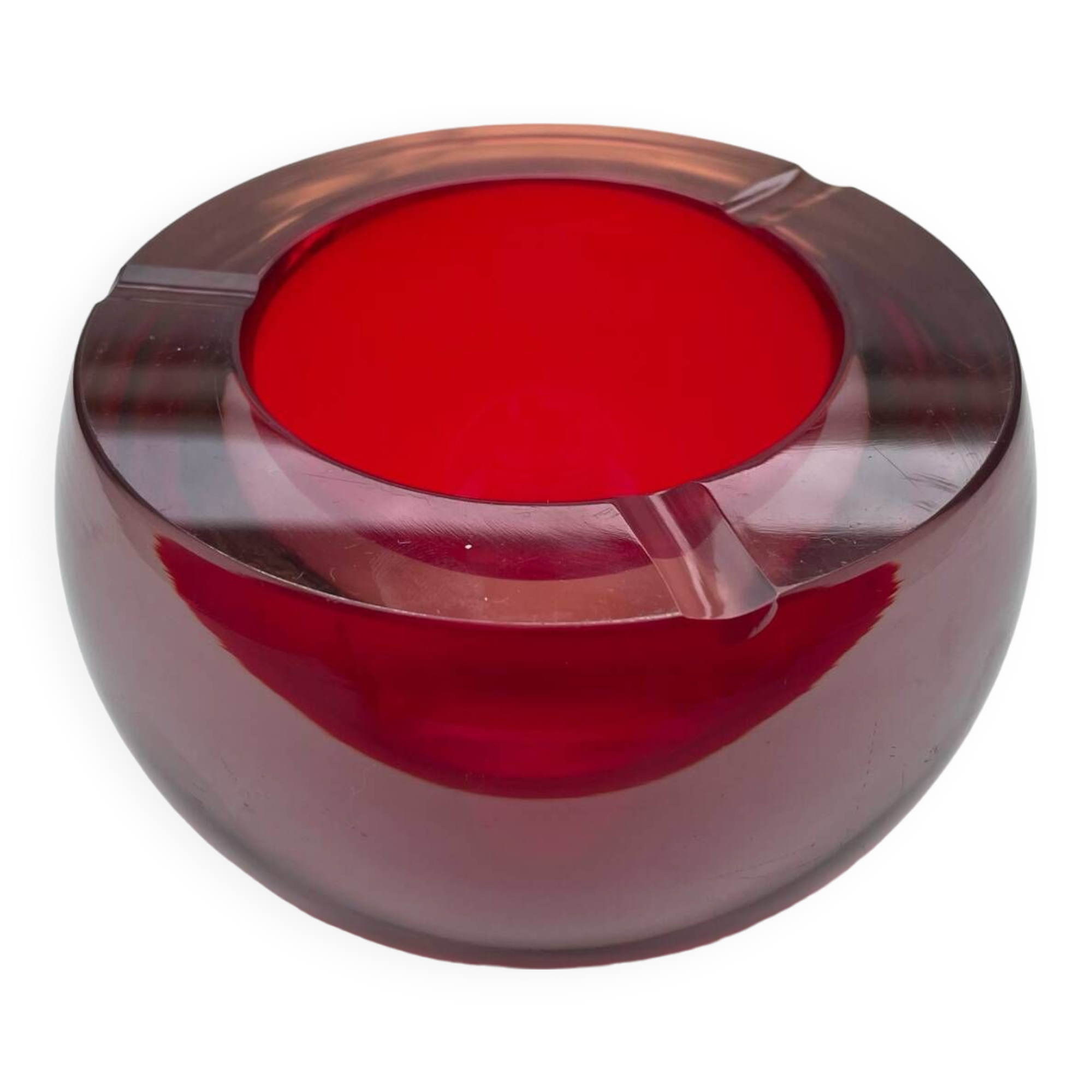 Cendrier lourd Antonio da Ros Cenedese Murano