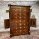 Dresser in mahogany flamed period Empire XIXth century