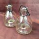 Duo wasp trap or fly-shaped glass goble