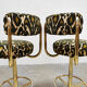 Swedish vintage design Borje Johanson Cobra barstools Pierre Frey