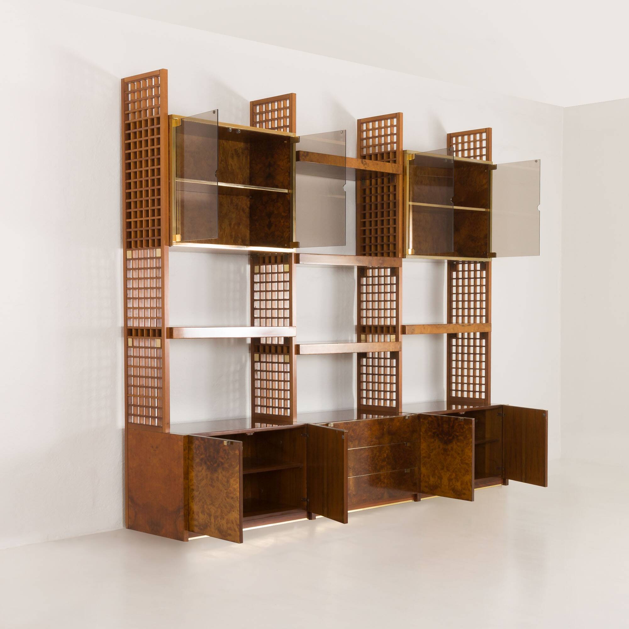 Italian Display Unit or room divider by Gianluigi Gorgoni for Fratelli Turi