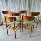 Set of 6 chairs 60s