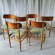 Suite de 6 chaises années 60