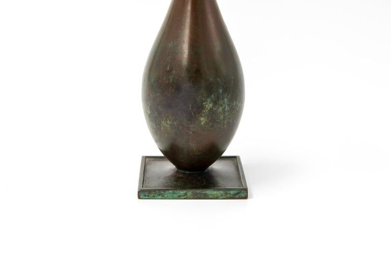 Bronze vase from the 1930s by GAB Sweden