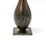 Vase en bronze des années 1930 par GAB Suède