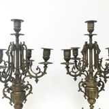 Bronze candelabra, 19th