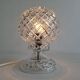 Vintage Czech Cut Crystal Table Lamp