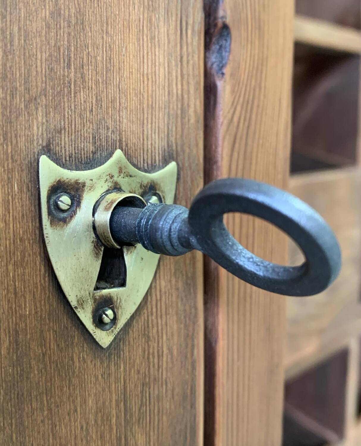 Old restored piece of furniture