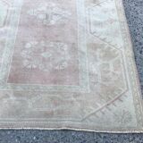 Handmade muted oushak hallway runner 280 X 85 cm