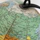 Vintage 1960 terrestrial globe by Girard Barrère - 33 cm