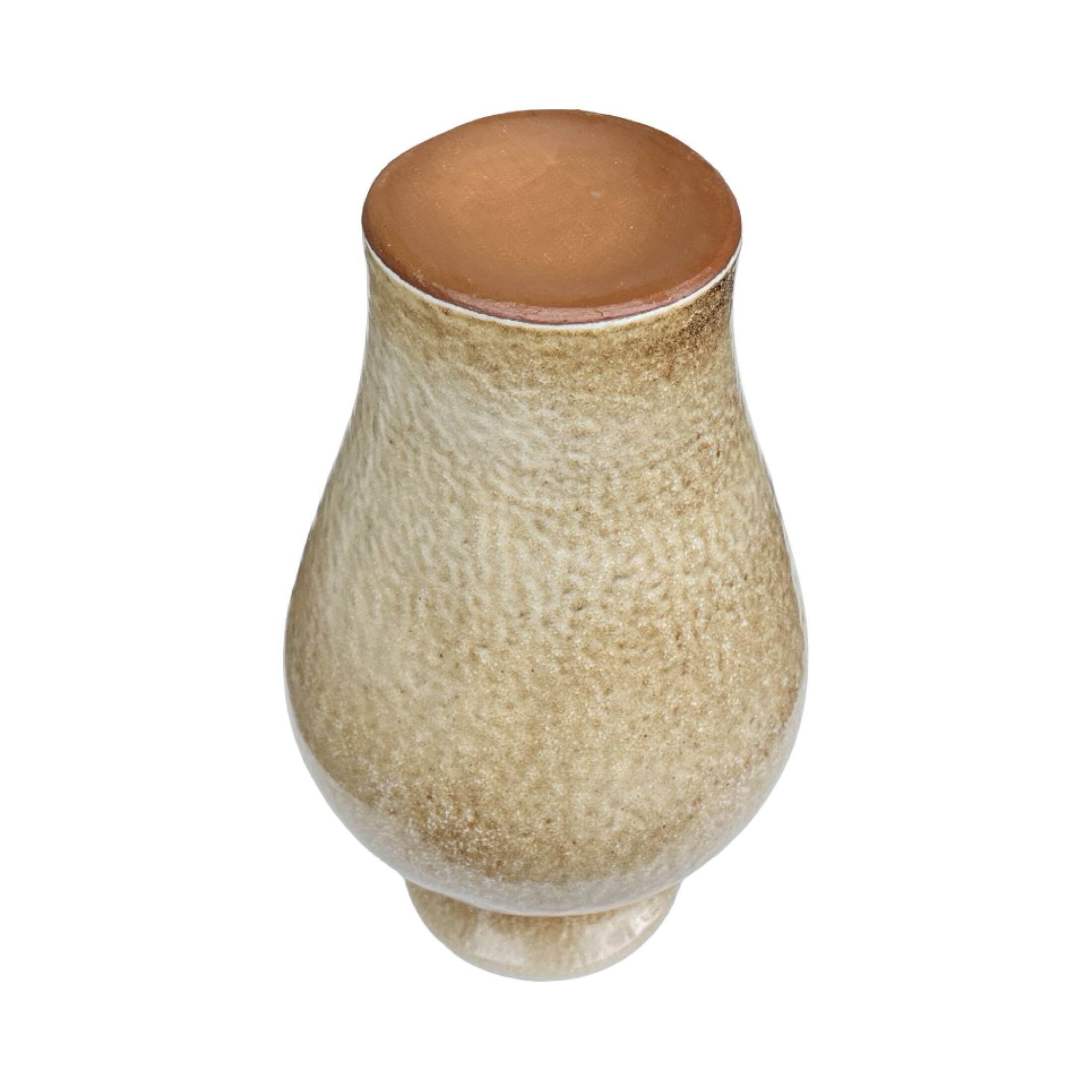 Vase vintage en céramique – émail réactif, Allemagne, années 1960/1970.