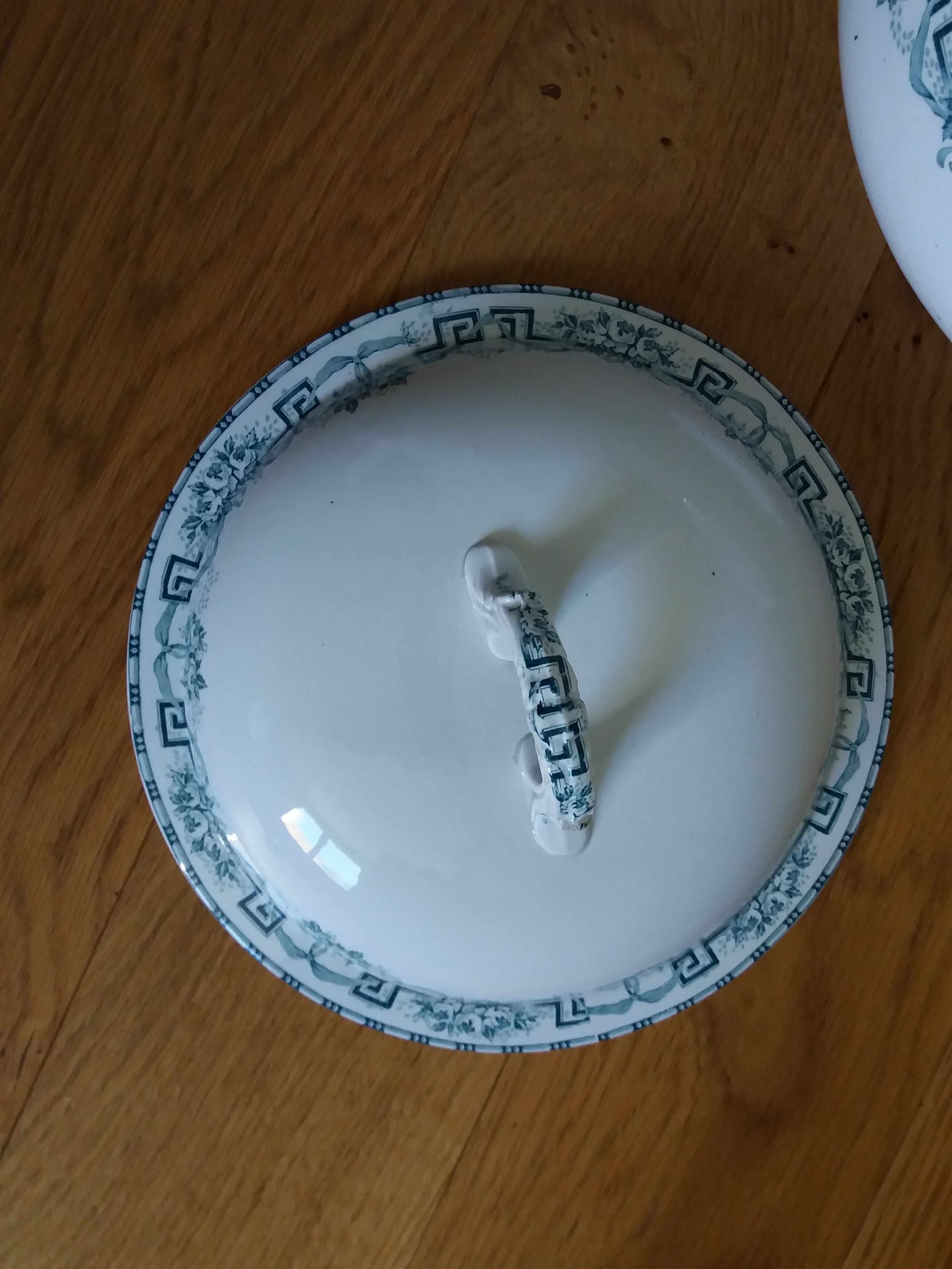 Iron Earth Soup Tureen Moulin des Loups and Hamage Athens Model