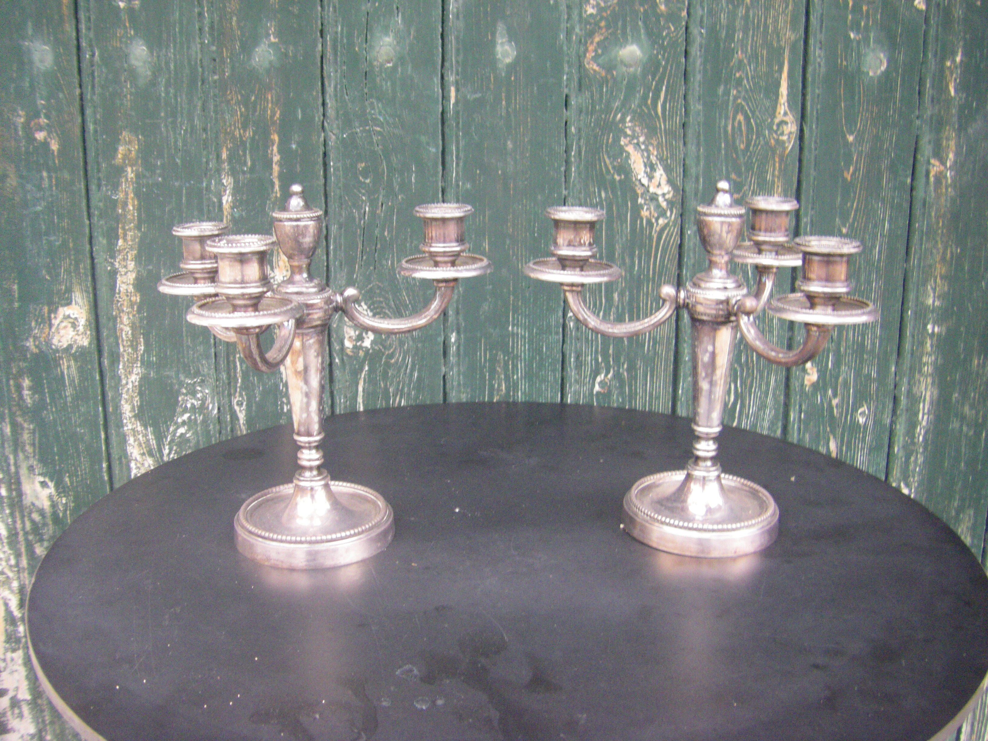 Pair of candlesticks by Christofle