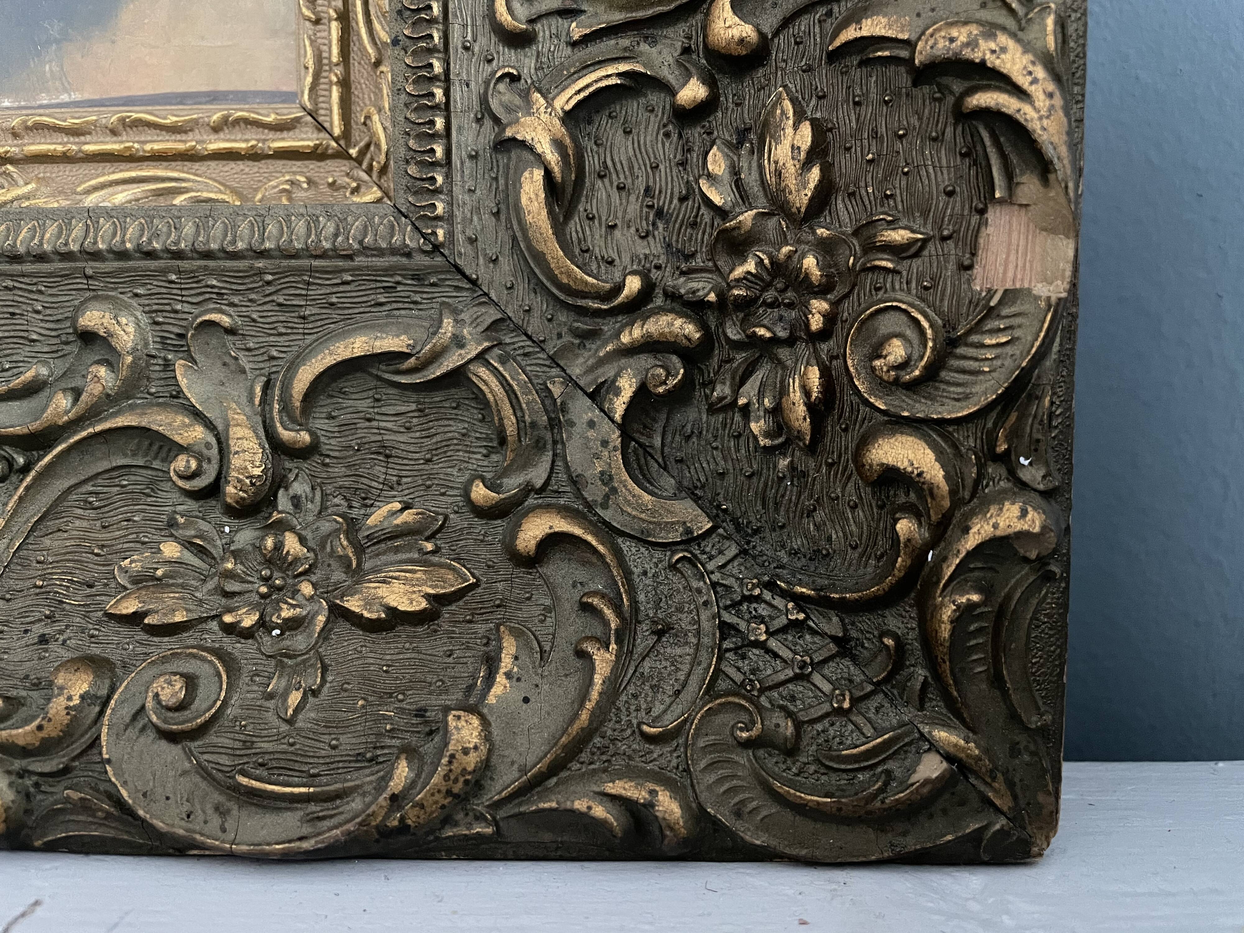 Pastel painting entitled "dance competition" by Charles Bernard 1933