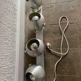 Brushed aluminum eyeball spotlight strip