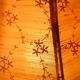 Vintage floor lamp in gold metal with yellow shade