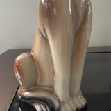 Glazed ceramic cat from the 70s