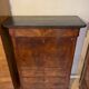 Empire or Louis Philippe period walnut secretary