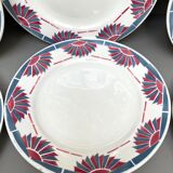 Flat plates old art deco pattern