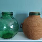 Lot of 2 vintage dame jeanne