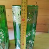 Lot of enameled vases