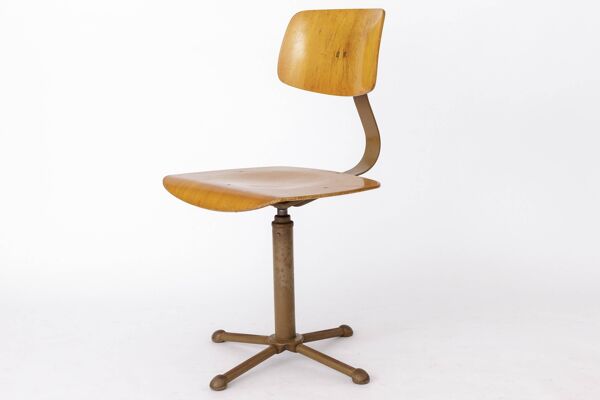 Chaise de bureau industrielle, années 1950 environ - Allemagne