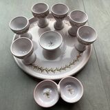 Egg cups, 9-piece service by Michel Spire