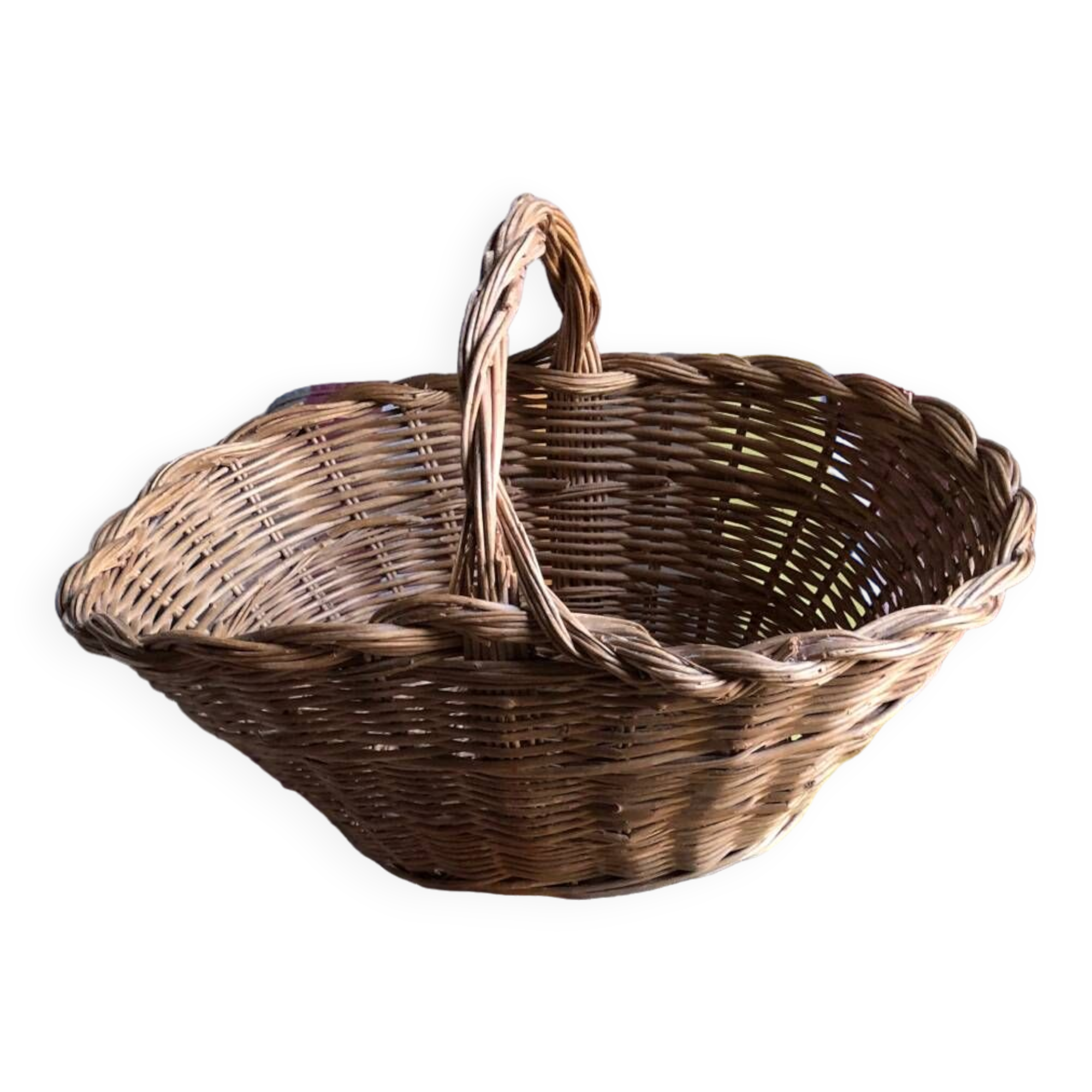 Old wicker basket