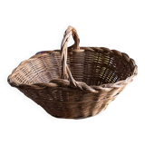 Panier en osier ancien