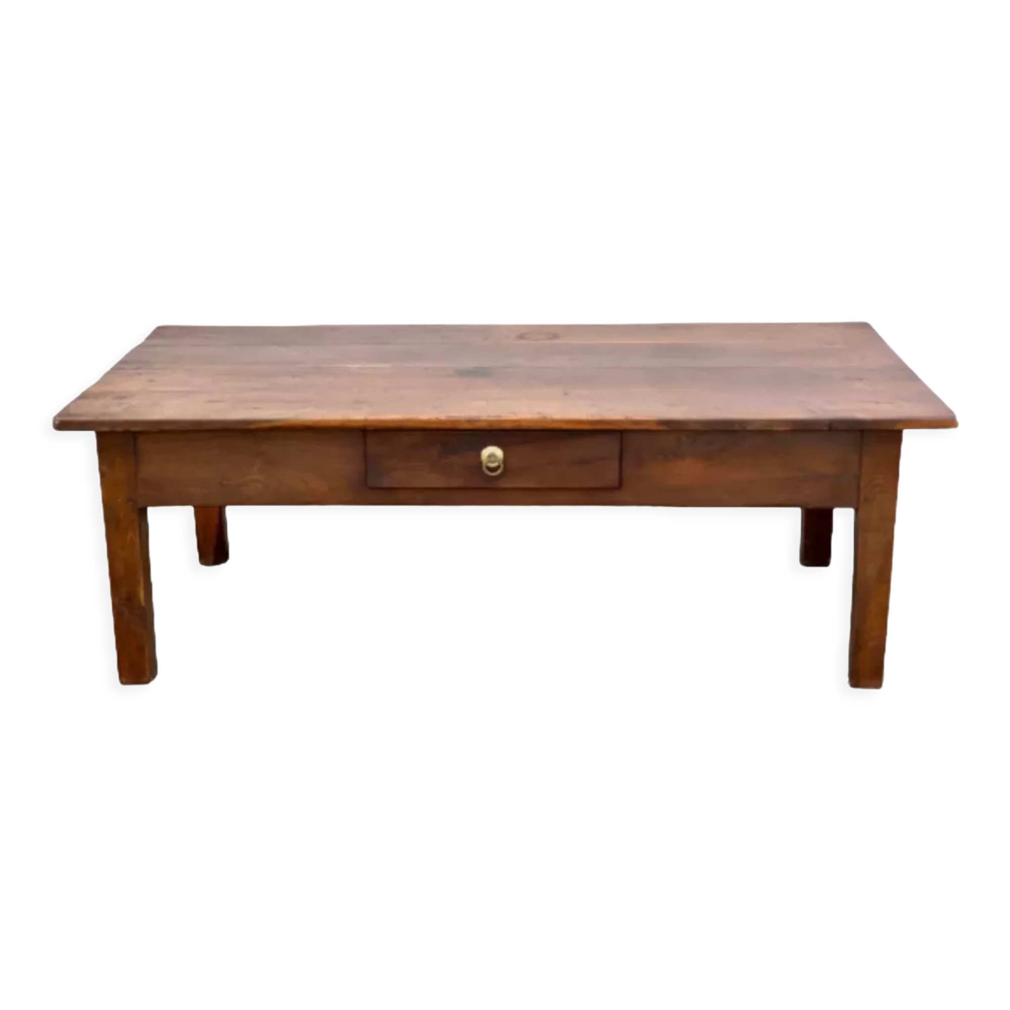 Table basse en teck avec tiroir