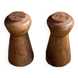 Brutalist salt and pepper set