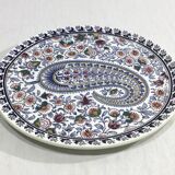 Gien – Plat rond modèle Cachemire