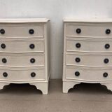 Pair of English-style bedside tables
