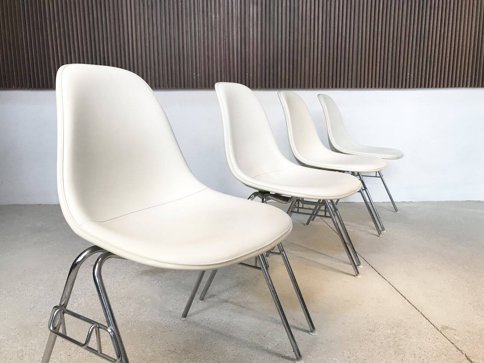 Early chairs by Charles & Ray Eames for Herman Miller, 1950s, set of 4