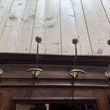 Coat rack - Napoleon III wardrobe in wood and brass