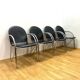 Set of 4 Retro Chairs with Armrests, 1980s, Czechoslovakia