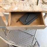 Ancien bureau bois patiné
