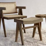 low wooden stool (vintage Moroccan)