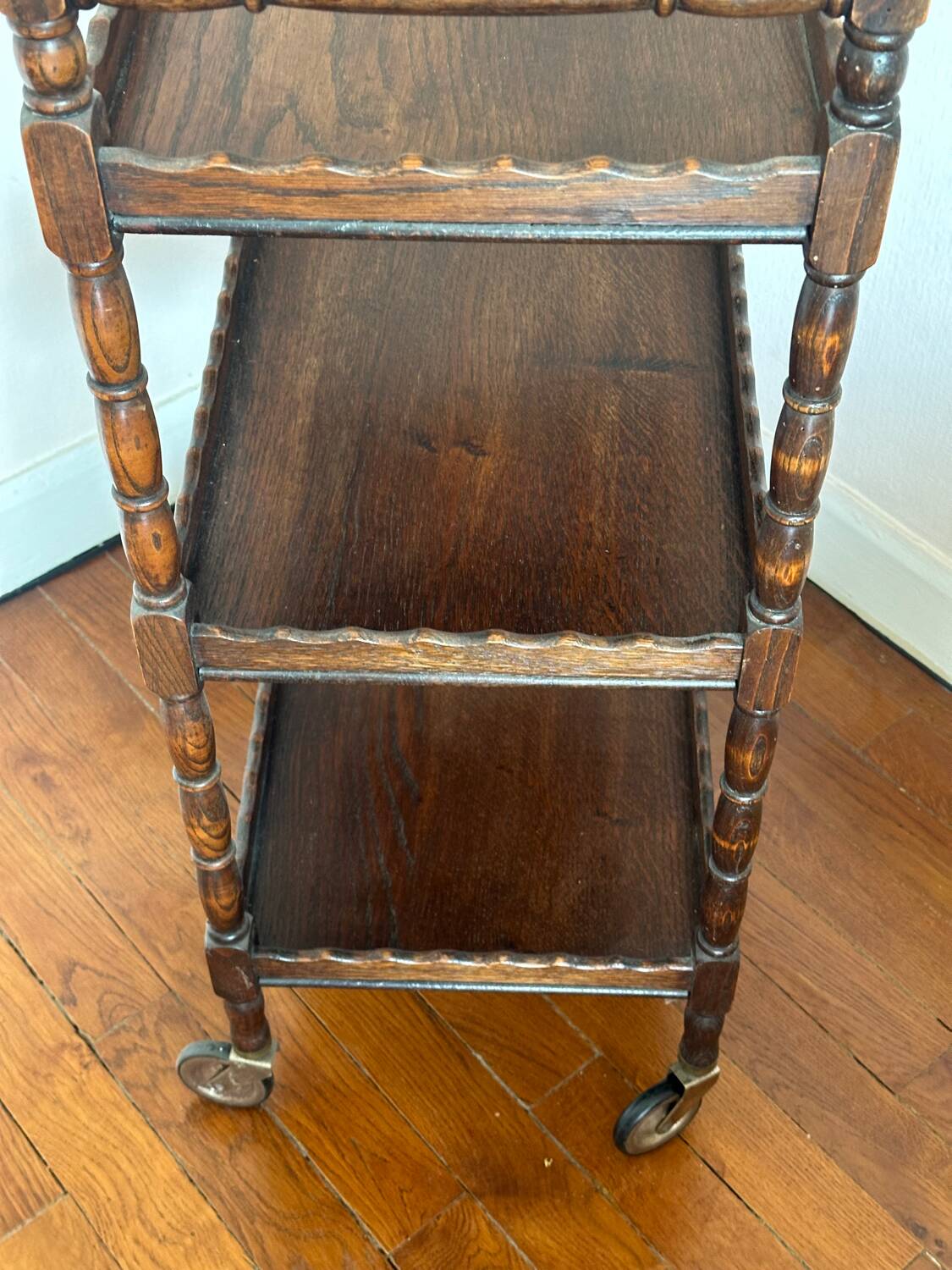 Vintage Serving Table - Rolling Table