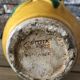 Olive pot with spoon Vallauris