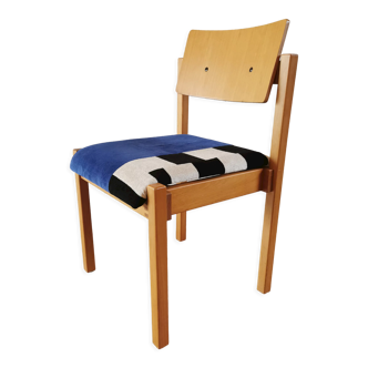 Chaise scandinave en bois massif