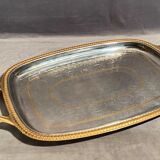 Top with stainless steel handles and gilded Regency style nets